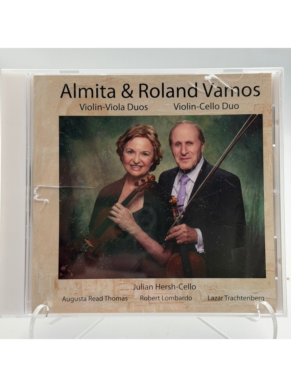 Almita & Roland Vamos CD Violin-Viola Duos Cello Classical Cedille